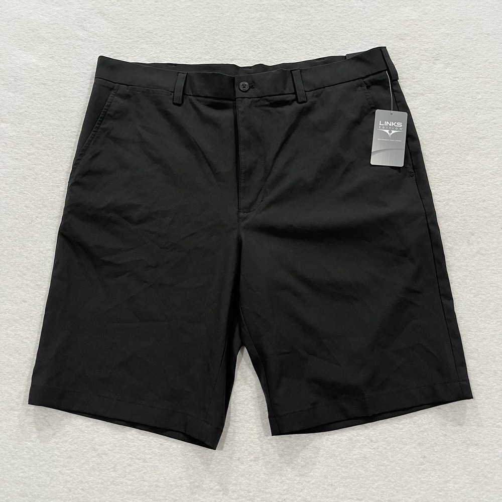 Links Edition Golf Shorts Men's Size 36 BlackPerformance Golf Apparel NWT